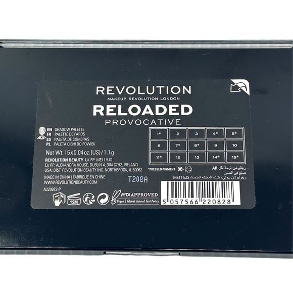 CMakeup Revolution Reloaded Eyeshadow Palette - Provocative - Set of 2 Palettes - Picture 3 of 3